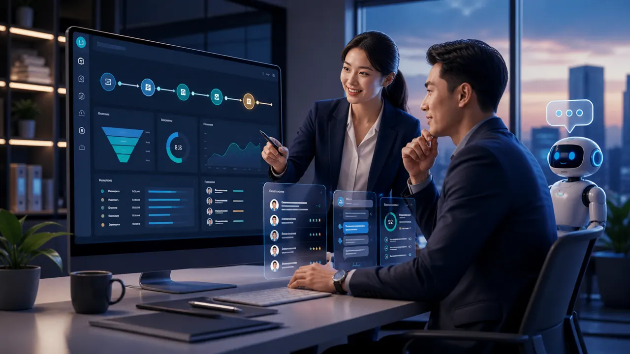 AI hỗ trợ bán hàng và CRM phân tích khách hàng tiềm năng
