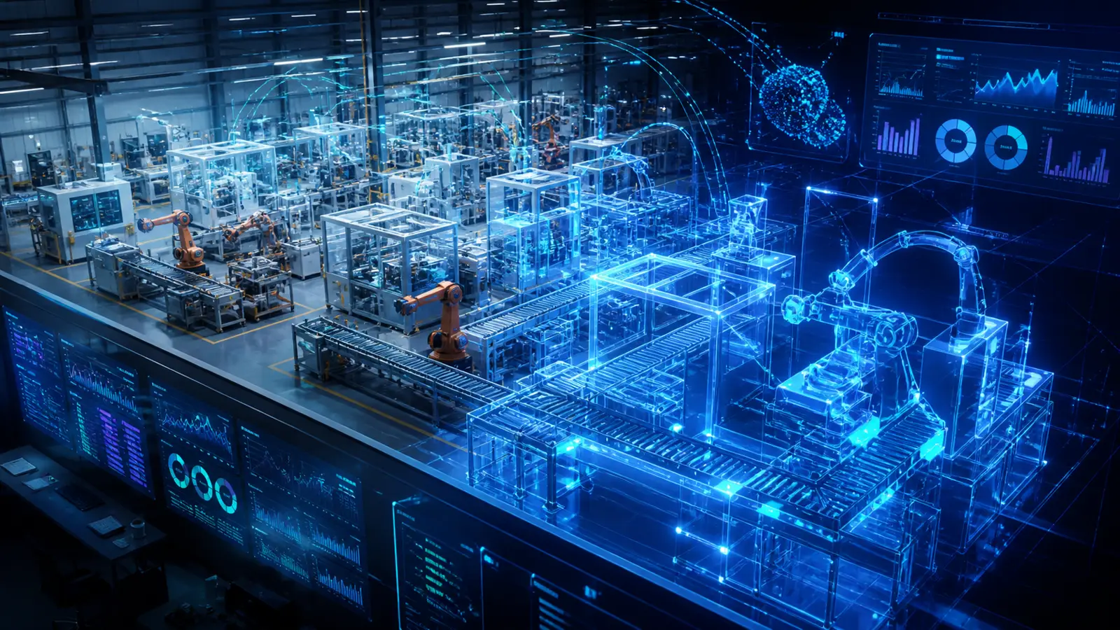 Bản sao số Digital Twin mô phỏng nhà máy bằng AI